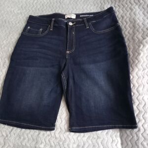 Lee Women's Dark Blue Bermuda Shorts